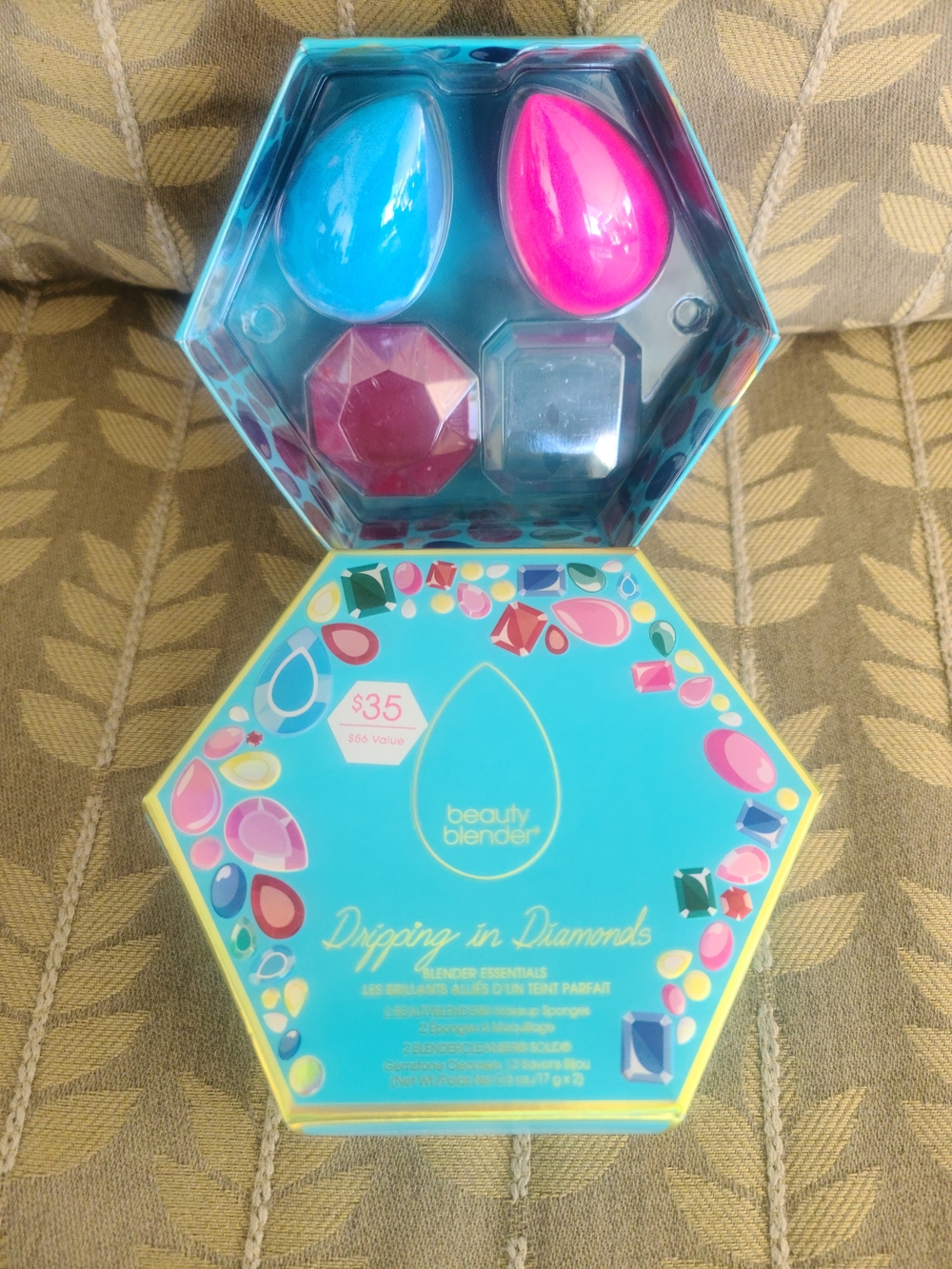 BeautyBlender ✨️Dripping In Diamonds✨️ Dual Set💅 2 Sponges & 2 Solid Cleansers
